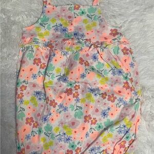 Floral Sleeveless Romper Size 18 months NWT